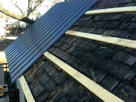 install metal roof over shingles video